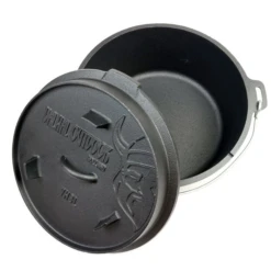 Valhal Outdoor Dutch Oven 8.4 Quarts / 8 Liter Met Pootjes Op De Deksel -Barebones Winkel image 1053