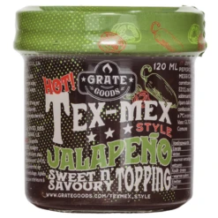 Grate Goods Tex-Mex Style Jalapeno Sweet 'n Savory Topping 120 Ml