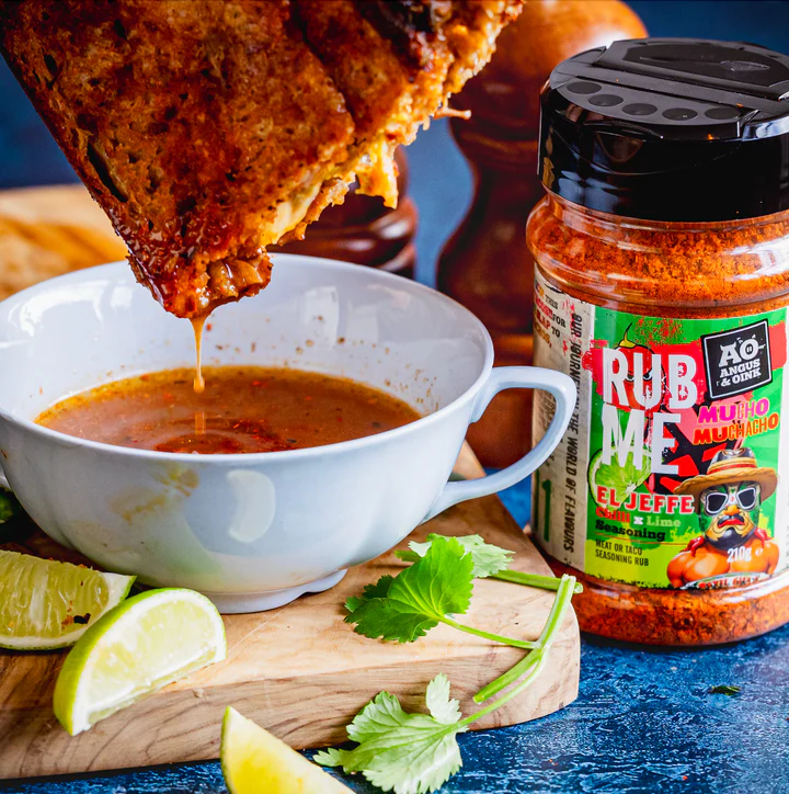 Angus&Oink (Rub Me) El Jefe Chilli X Lime Seasoning 210 Gram 6 Angus&Oink (Rub Me) El Jefe Chilli X Lime Seasoning 210 Gram - Afbeelding 4