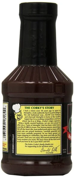 Corky's Bar-B-Que Original Sauce 9 Corky's Bar-B-Que Original Sauce -Barebones Winkel image 21