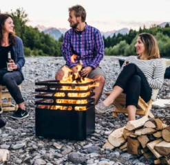 Höfats Cube Vuurkorf Zwart -Barebones Winkel image 272