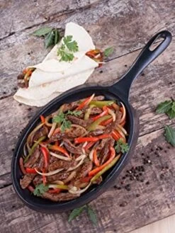 Victoria Cast Iron Skillet Fajita Skillet 9 Victoria Cast Iron Skillet Fajita Skillet -Barebones Winkel image 334