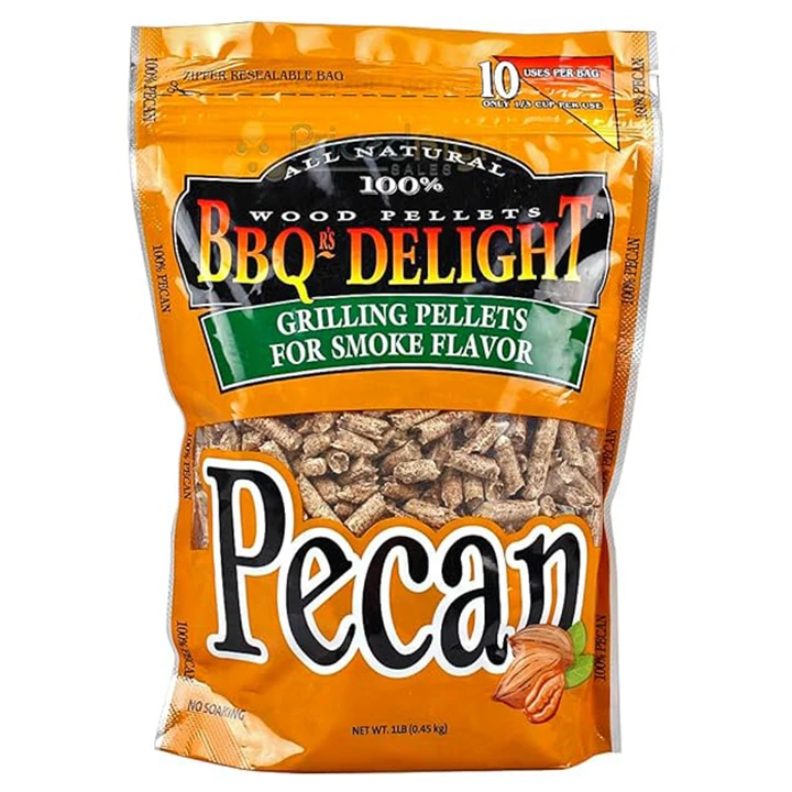 BBQ Delight Pecan BBQ Pellets 450 Gram 3 BBQ Delight Pecan BBQ Pellets 450 Gram