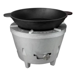 The Windmill Cast Iron Paella Pan / Sauteerpan 16 The Windmill Cast Iron Paella Pan / Sauteerpan -Barebones Winkel image 573