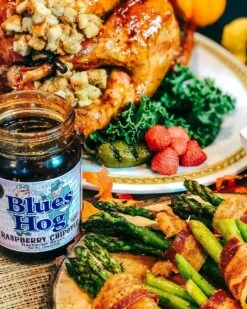 Blues Hog Raspberry Chipotle BBQ Sauce 1 Pint -Barebones Winkel image 61