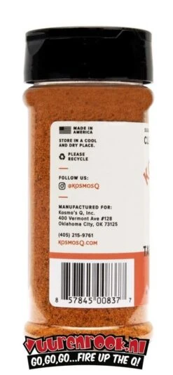 Kosmos Tasty Taco Sugar Free Clean Eating Seasoning 4.9oz -Barebones Winkel image 65