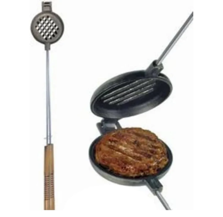 Rome Pie Iron Wilderness Burger Griller 6 Rome Pie Iron Wilderness Burger Griller - Afbeelding 4